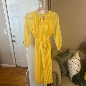 Nanette Lepore Yellow Long Sleeve Dress